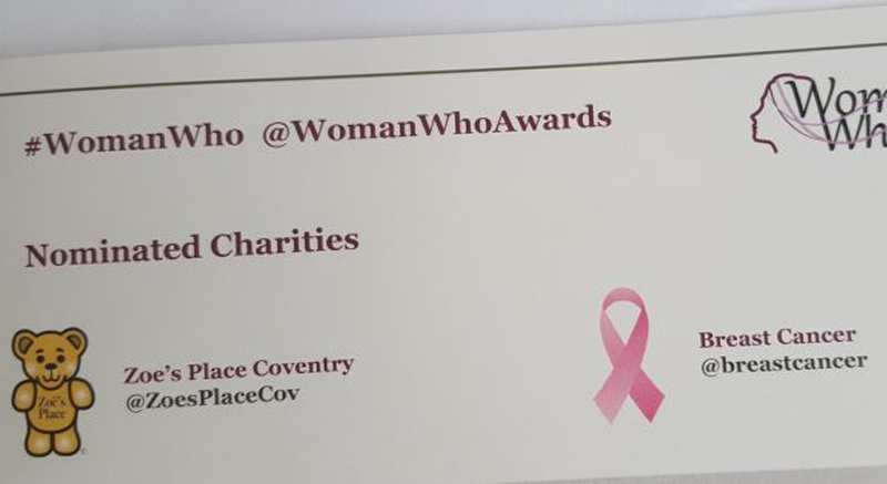 Nominated charities